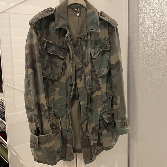 Free People Not Your Brother’s Camo Jacket - Picture 4 of 5